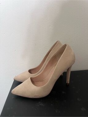 Call It Spring Beige Pointed Toe Stiletto Pumps